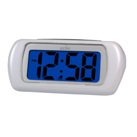 Acctim Auric LCD Clock White