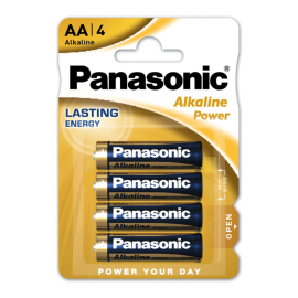 Panasonic Alkaline AA Pack 4