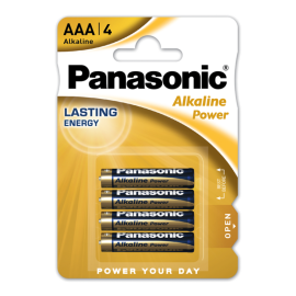Panasonic Alkaline AAA Pack 4