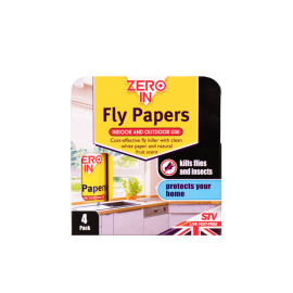 Zero In Fly Papers 4 Pack