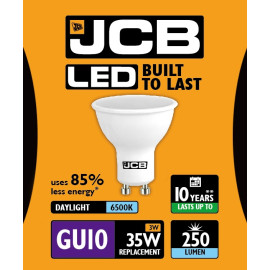JCB LED GU10 3w 250lm 6500k...