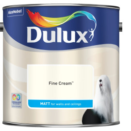 Dulux Matt 2.5L Fine Cream