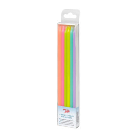 Tala 12 Neon Bright Candles...